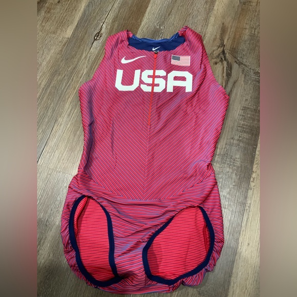 Nike | Other | New Nike Singletunitard Team Usa 223 Speed Suit Olympic ...